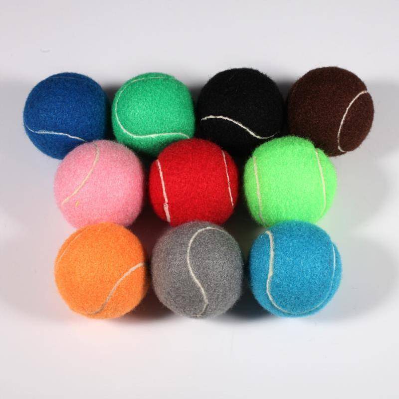 60 cm bounce red tennis color tennis pet tennis laundry massage Teddy Corgi tennis
