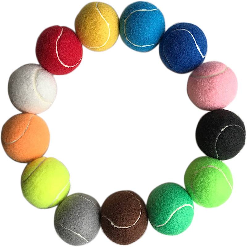Full 6  color tennis dark brown white light blue pink red dark green orange black gray