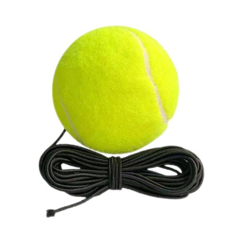 Novice elderly single -person tennis with rope tennis exercise tennis elastic ball rebound with rope