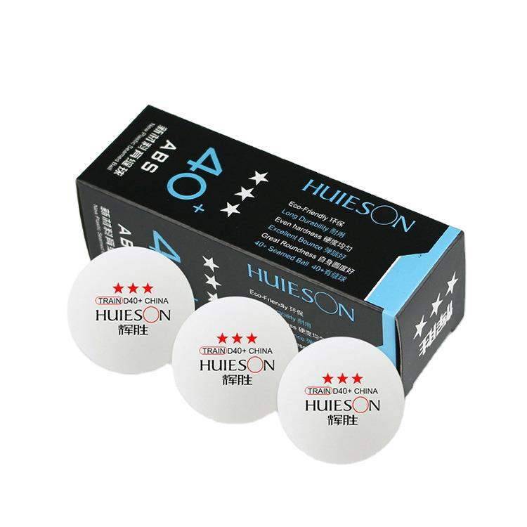Huisheng New Materials ABS Sanxing Table Tennis 3 Box Professional Training Competition Balls can be printed on LOGO