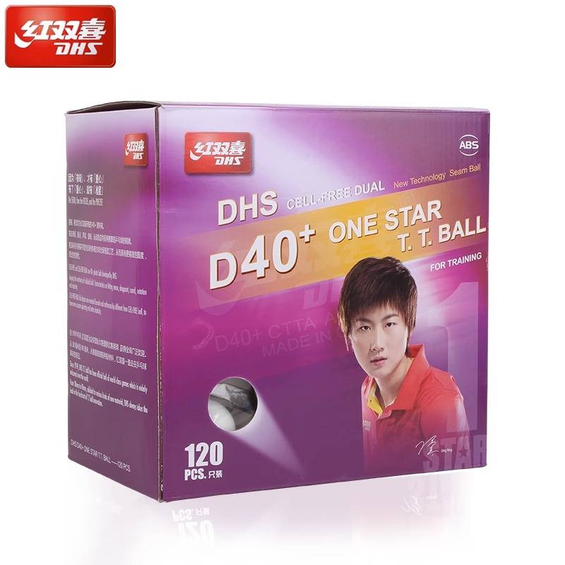 Red Double Happy Table Tennis Top Tennis Top 40+ One -Star Training Room OEM World Table Tennis Championships WTT competition Tokyo Ben