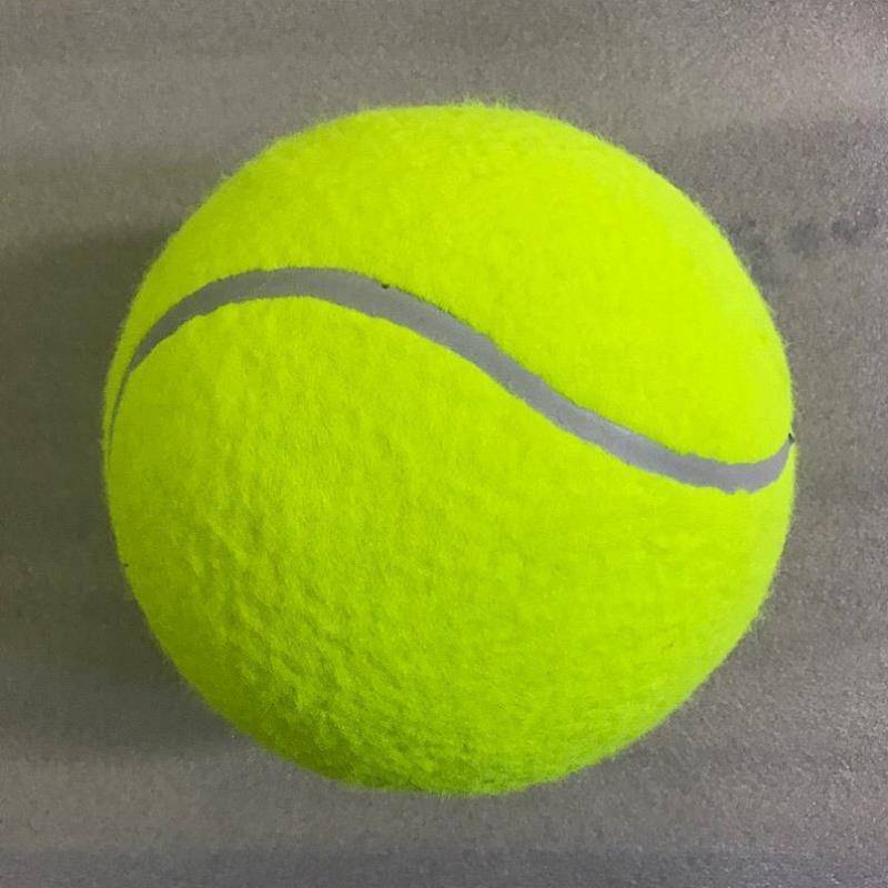 high bombs training against tennis size tennis signature inflatable pet big tennis dog tennis display