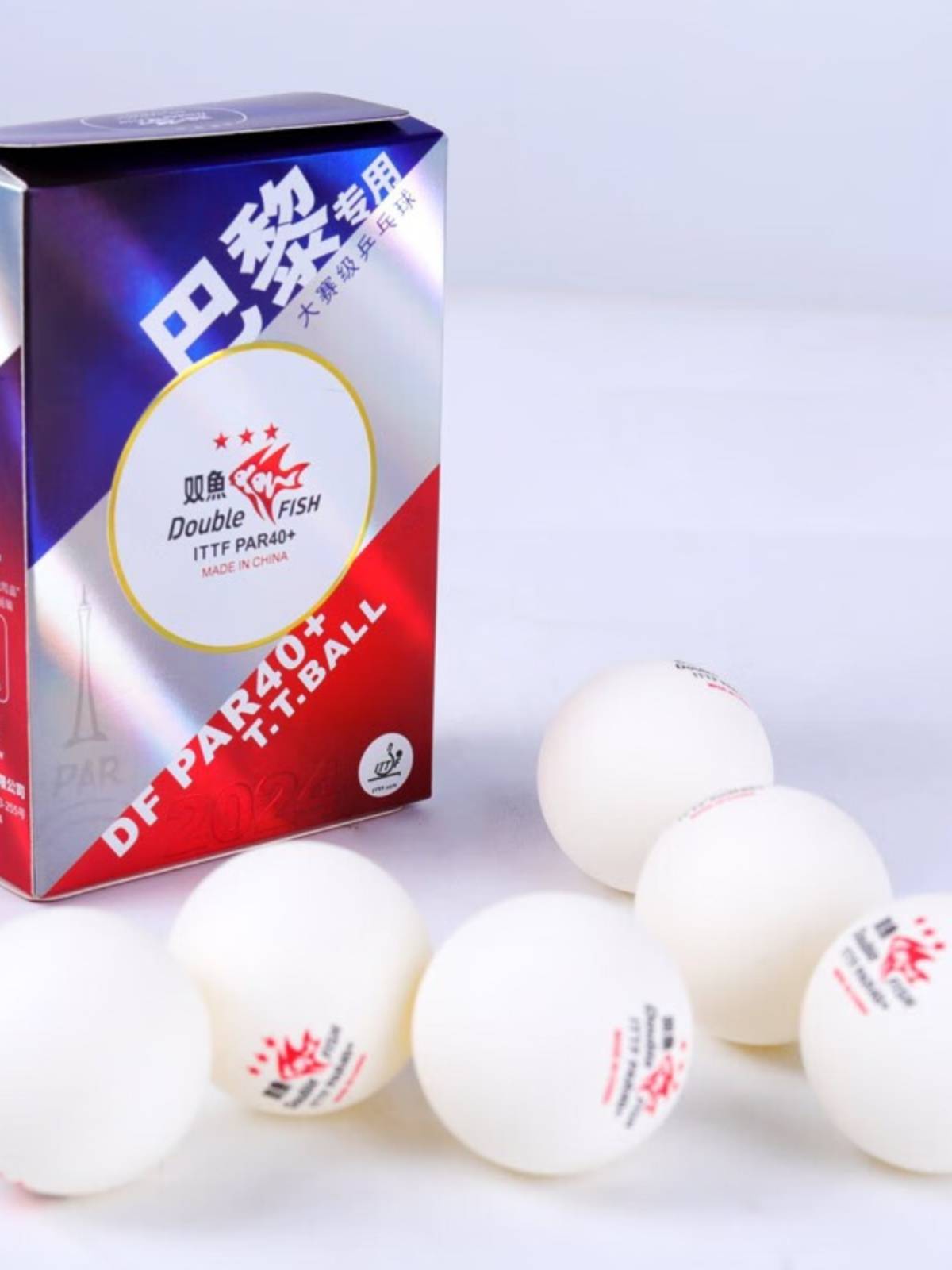 Pisces brand has sewing Samsung Table Tennis Competition 2024 Paris Special Ball PAR40+New Materials 3 Planet