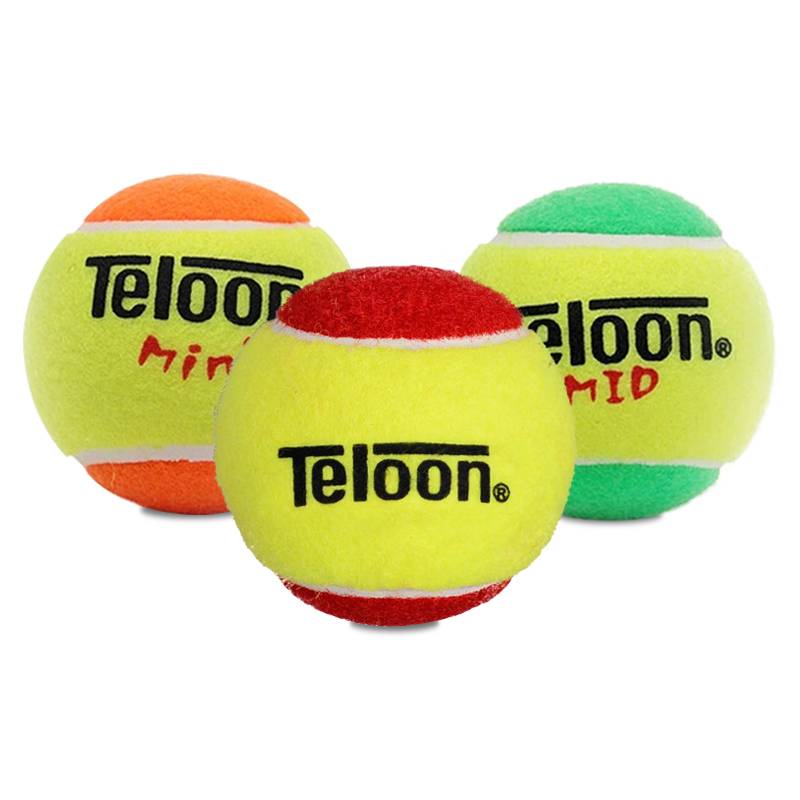 Tianlong Children's Tennis TELOON soft decompression training junior scholar practice orange green large red ball