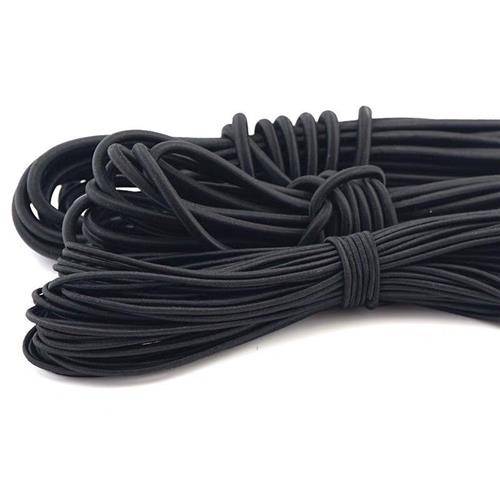 Tennis rubber band fitness ball elastic rope throwing ball spare line replace rope extended bleeding black round loose tights