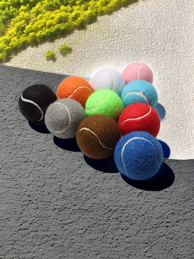60 cm bounce red tennis color tennis pet tennis laundry massage Teddy Corgi tennis 