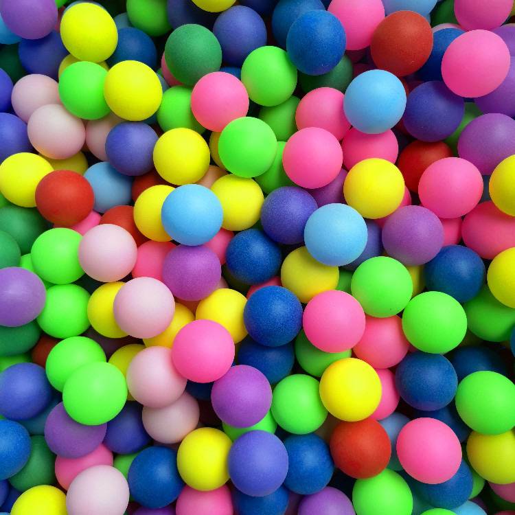 4cm frosted table tennis lottery lottery gaming activity game entertainment sprayer pet ball to relieve boring props