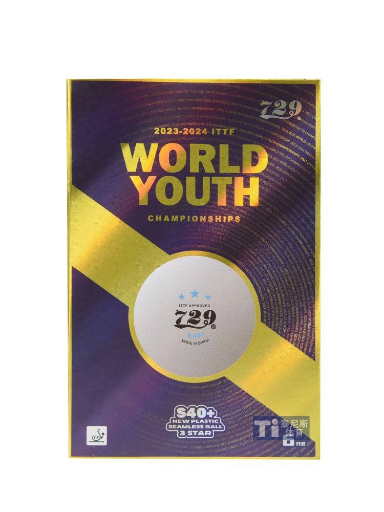 Friendship 729 table tennis three -star 40+ National Games Provincial Team Training Competition 3 -star new material seamless ball