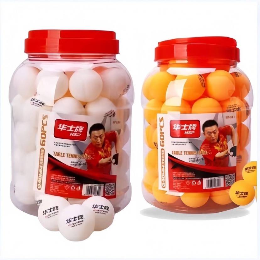 Chinese brand table tennis hard shell new material 40+ seamless ping -pong play genuine seamless ball training barrel