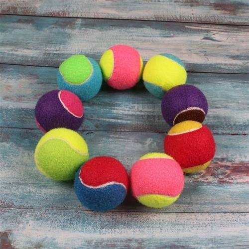 Red tennis color decompression low bomb tennis laundry massage Teddy Corgi pet tennis called ball 