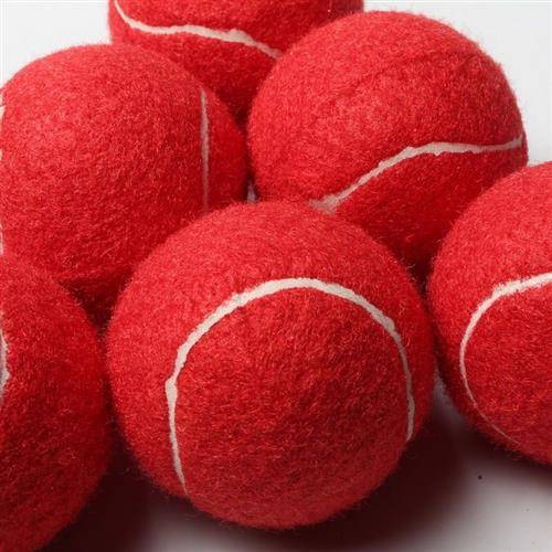 Red tennis color decompression low bomb tennis laundry massage Teddy Corgi pet tennis called ball 