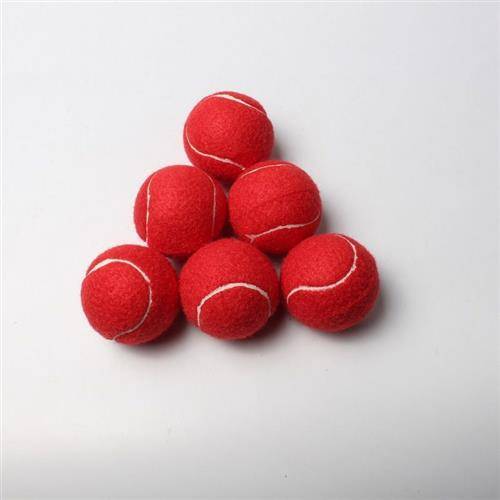 Red tennis color decompression low bomb tennis laundry massage Teddy Corgi pet tennis called ball 