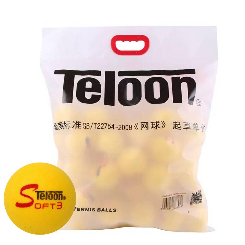 TELOON/Dragon Sponge Tennis Youth Children's Tennis National Short Tennis Soft 3 -year -old Sponge Ball
