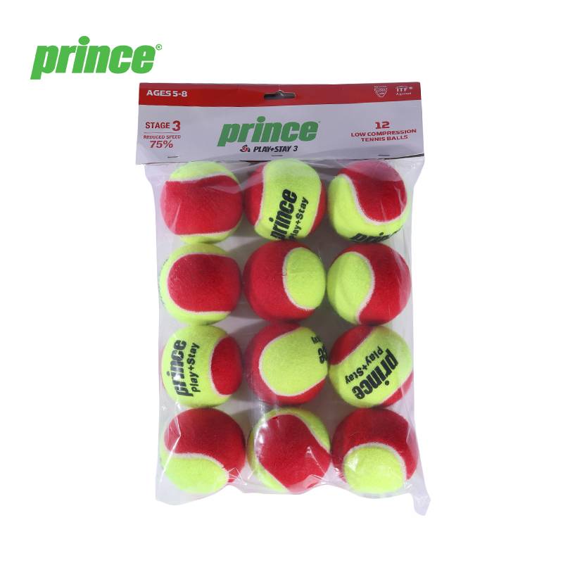 Prince Prince Tennis Stage 3 Red Felt Children 3 Section of the 3 -stage Truth 12 Pack