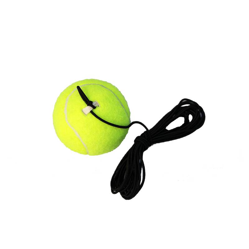 1 tennis ball with rope