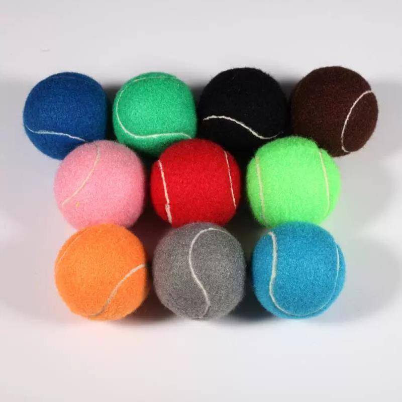 60 cm bounce red tennis color tennis pet tennis laundry massage Teddy Corgi tennis