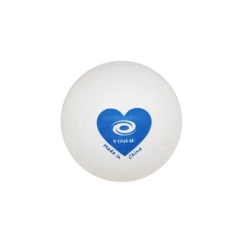 Galaxy Galaxy Blue Heart Table Tennis Club High Elastic Play Training ABS40+New Materials There are sewing balls