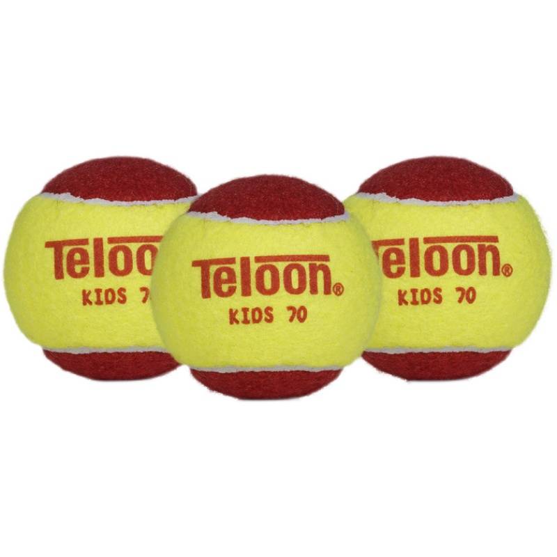 TELOON Tenlong Tennis 833 Red Children Transitioning Ball Short Soft Tennis Be beginner Delay Practice Ball