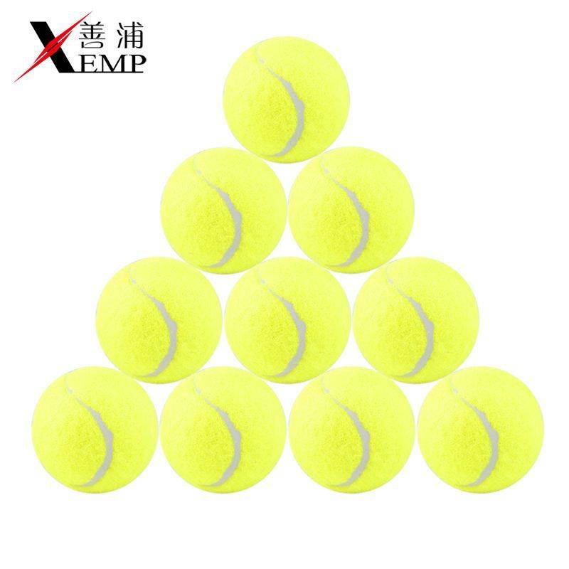 Ten tennis balls