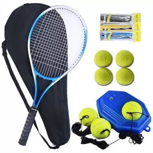 Tennis racket beginner college student tennis training device alloy training double single tennis belt line rebound set
