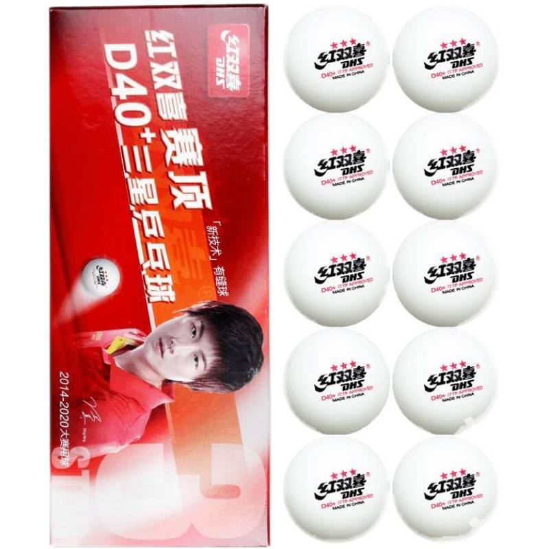 Red Doubles One Star Samsung Table Tennis Top Double -color Ball Professional Yellow White indoor training ball for Tokyo