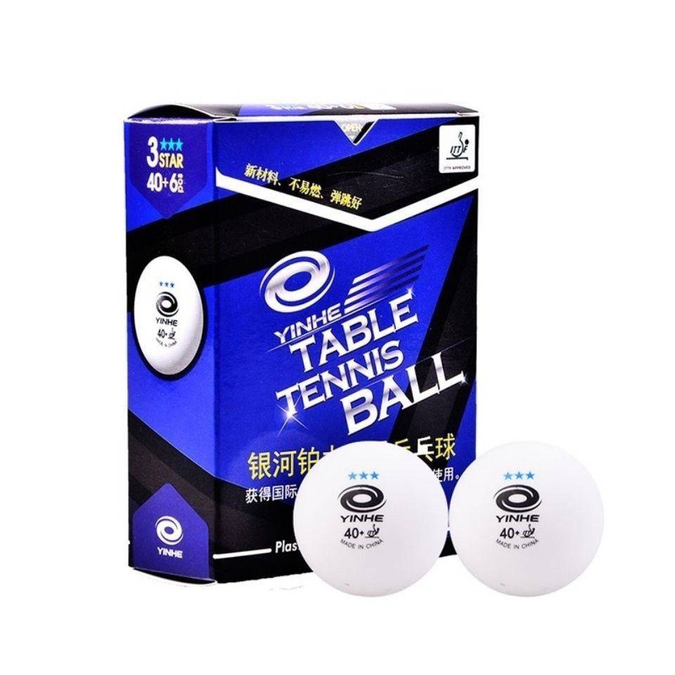 Galaxy table tennis seamless Samsung new material 40+ platinum power red and blue 3 -star professional competition is sewn 3 star table tennis