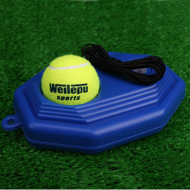 Tennis training device with line tennis rebound with rope tennis training device Single use ball elastic rope