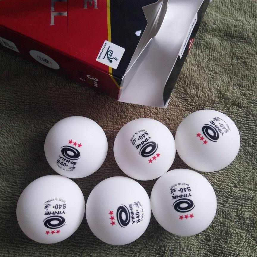 Genuine Galaxy table tennis seamless sewing new material 40+ platinum force blue red three -star ball 3 star game S40+