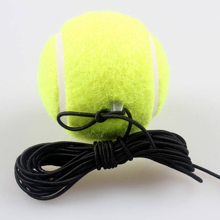 1 tennis ball with wire