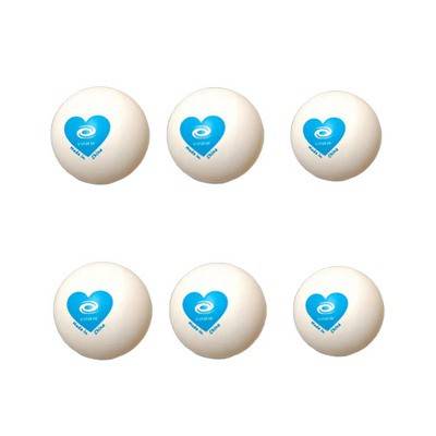 Galaxy Anniversary Limited Edition Hongxin Blue Heart ABS Training Table Tennis has sewing 40+ new materials Samsung ball