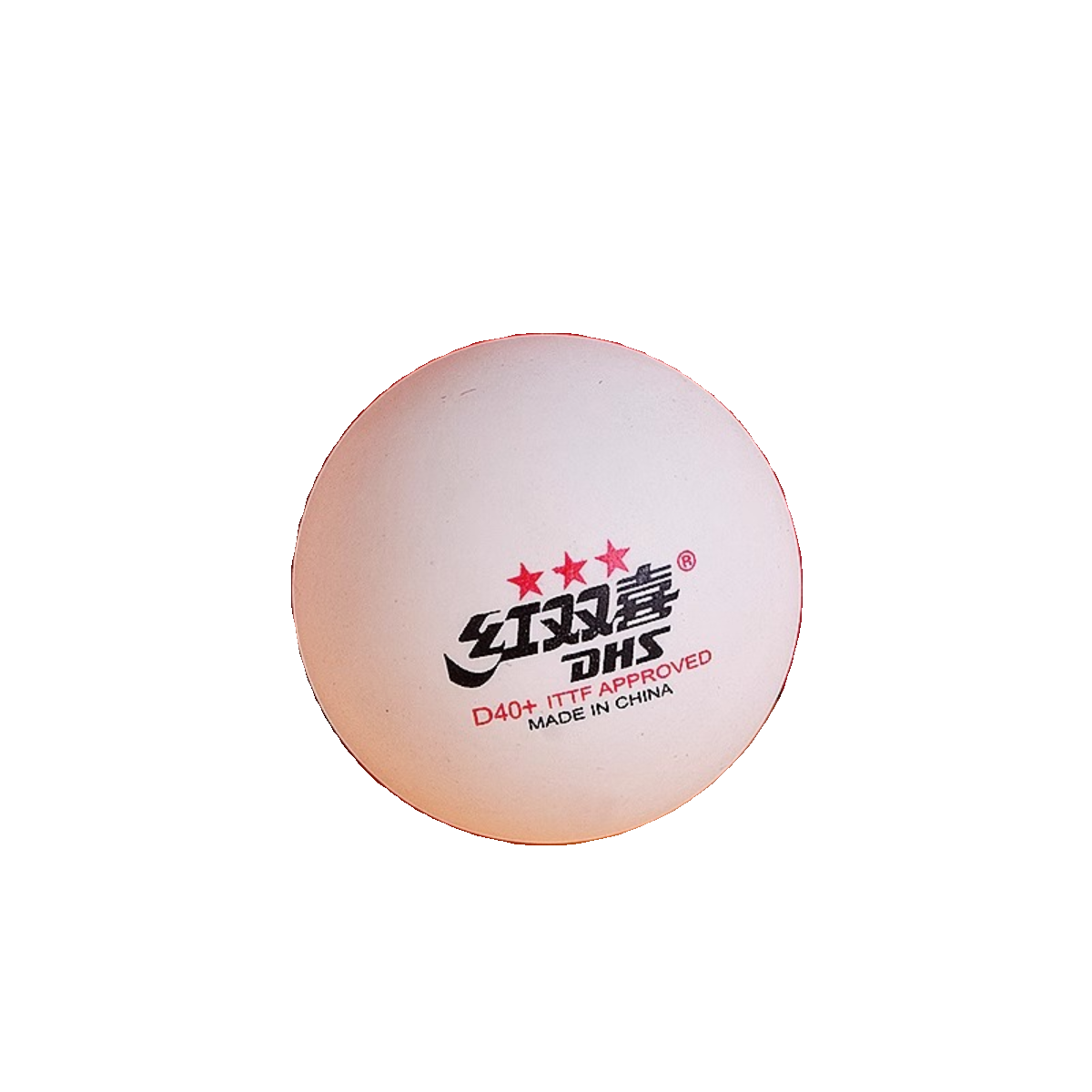 Red Double Happy Table Tennis Samsung Competition Professional Training Bing Bing Children's Indoor and Outside Star Official Genuine DJ40