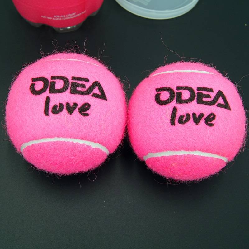 ODEAR ODER professional pink tennis LOVE Ms. Primary School Training Tennis Valentine's Day Limited Single Tiber