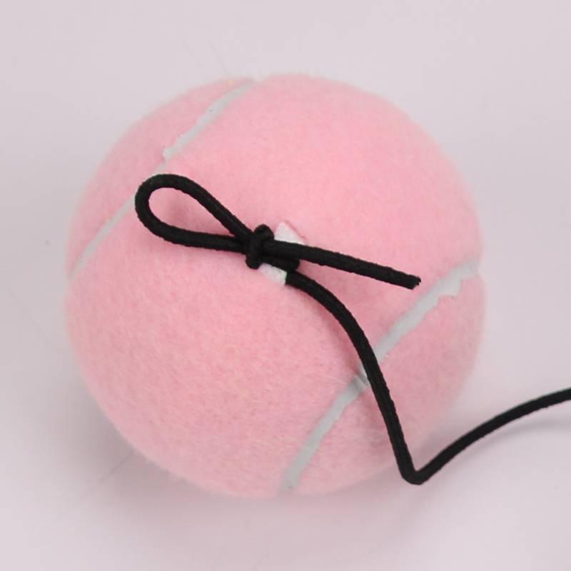 Tianlong pink line tennis single player playback practice ball self -play training ball, one player play tennis strap rope