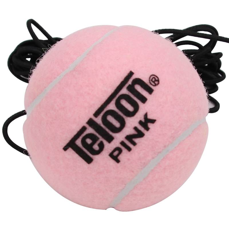 Tianlong pink line tennis single player playback practice ball self -play training ball, one player play tennis strap rope