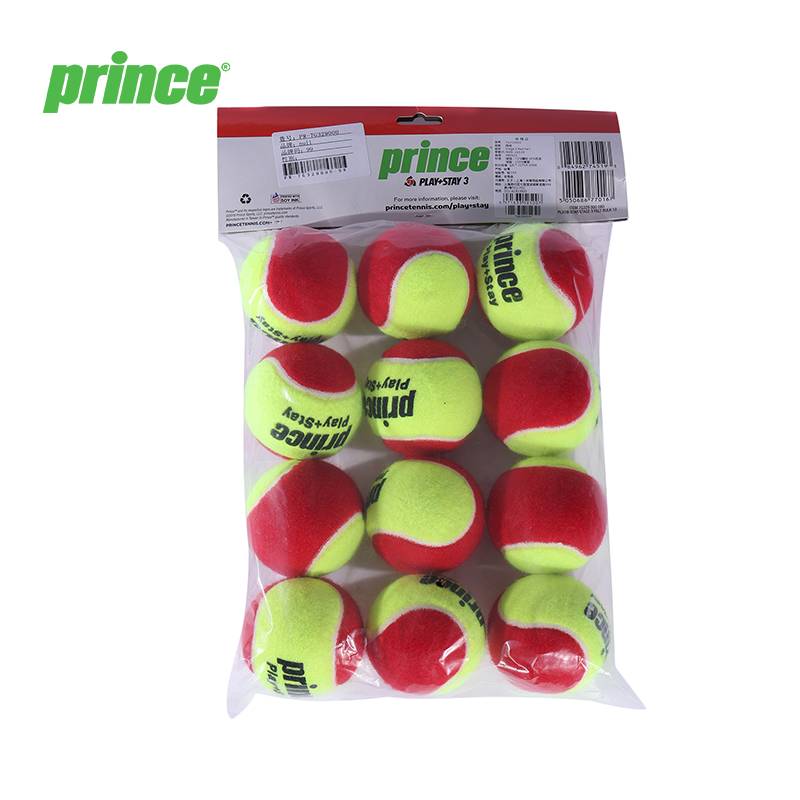Prince/Prince Tennis Stage 3 Red Children's 3 -stage game felt ball 12 big red ball
