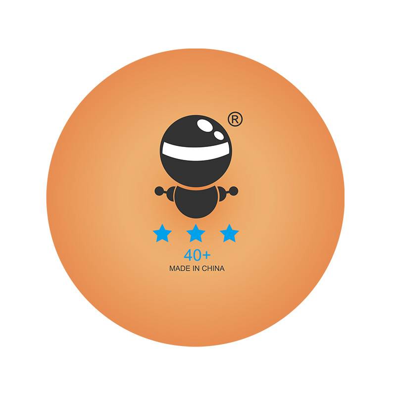 Left table tennis right pong three -star table tennis multi -ball training competition for new materials 40+ playing white and yellow soldiers