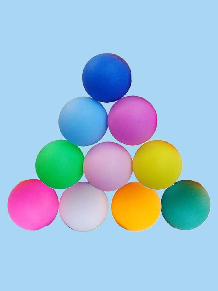 Fruits color table tennis small color ball spray ball spray motorcycle ball plastic lottery pet cat children child training device toys