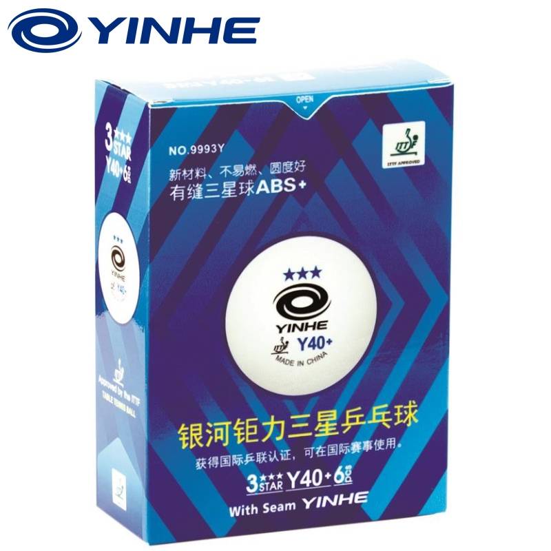 Genuine Galaxy seamless 40+ platinum 3 stars 40+ table tennis game seamless new material S40+