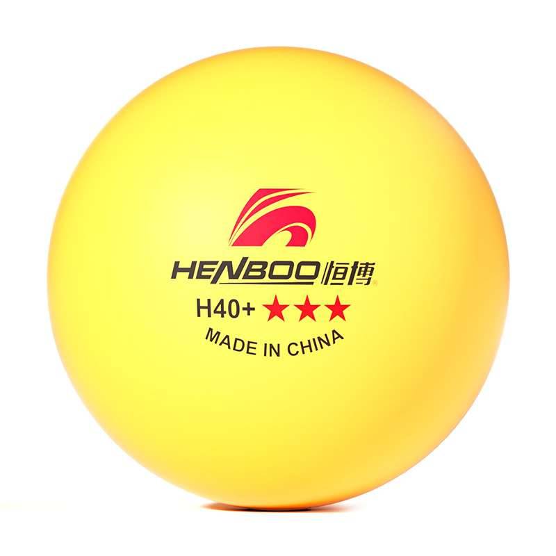 Hengbo authentic duckling professional table tennis three -star 3 -star training competition H40+new material hit