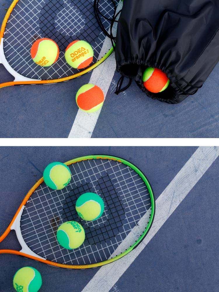 ODEA ODEA Children's Tennis Decompression Soft Type Transition Tear Junior Training Special Orange Green Big Red Ball