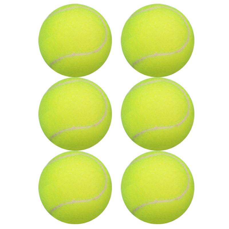 Trained six tennis balls