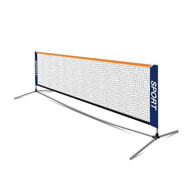 Outdoor mobile stainless steel portable simple tennis network shelf outdoor indoor standard short tennis home bracket