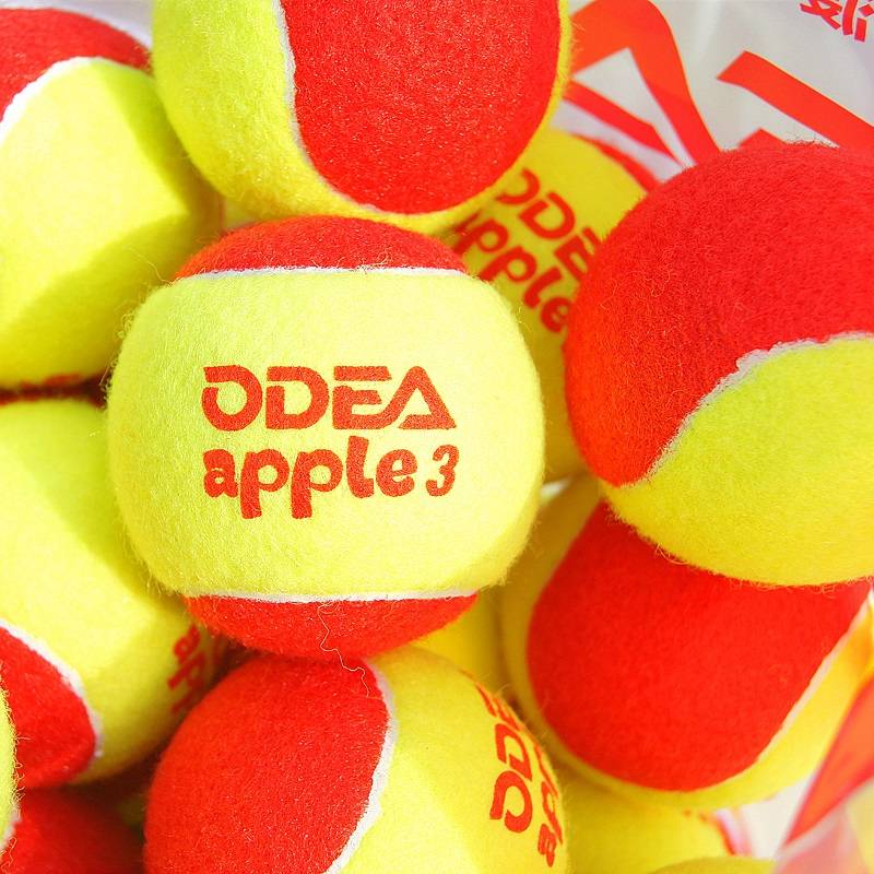 Odear Odear bag children's tennis soft tennis big red ball beginner apple apple