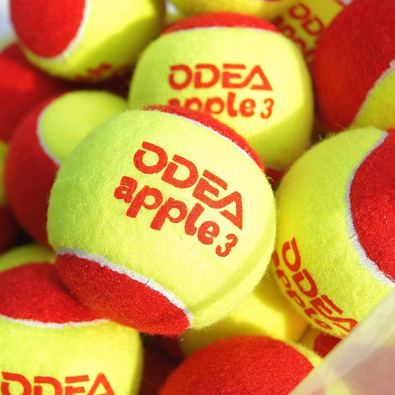 Odear Odear bag children's tennis soft tennis big red ball beginner apple apple