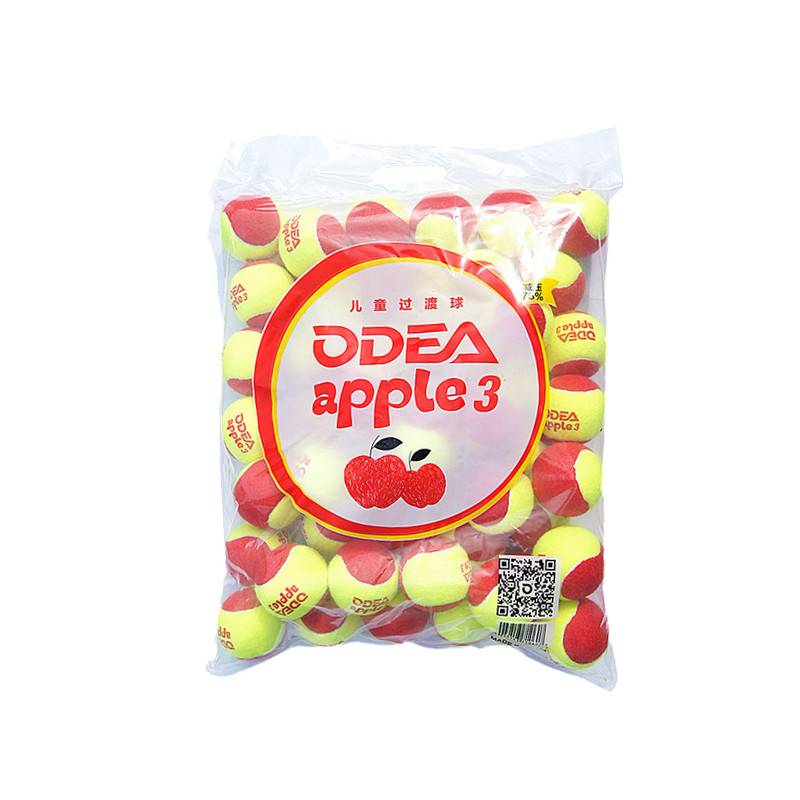 Odear Odear bag children's tennis soft tennis big red ball beginner apple apple