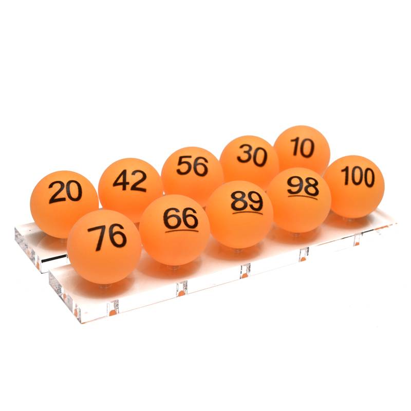 Lucky Table Tennis Digital Number Ball Bidding Series Ball selection Special ball shaking game props