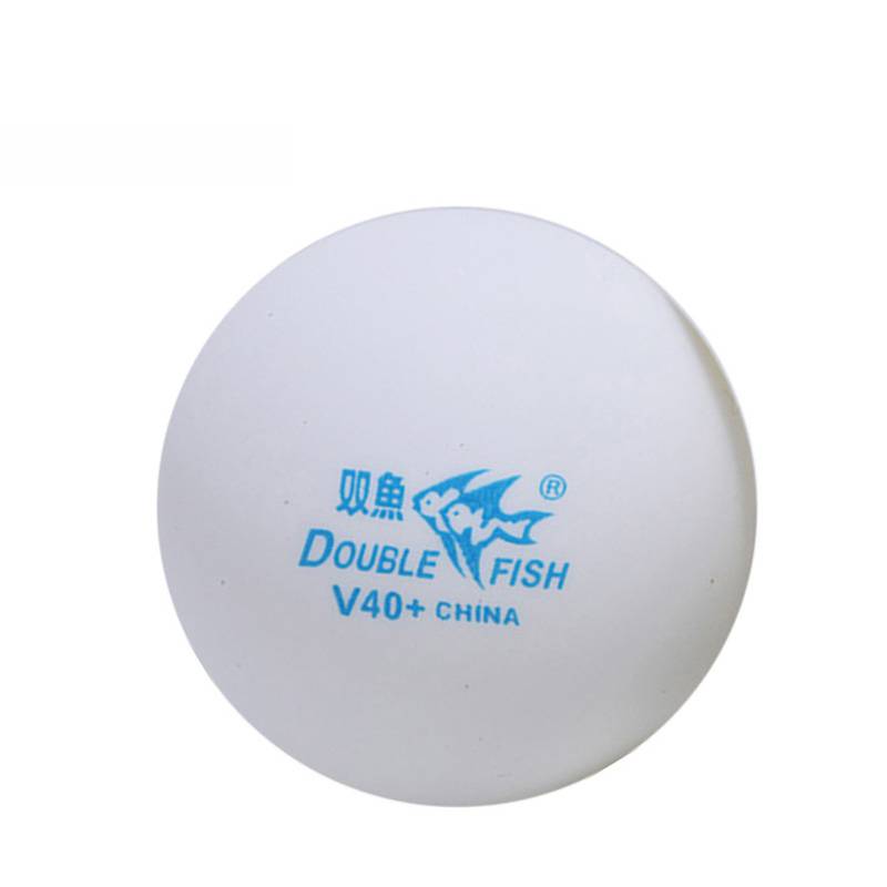 Pisces no -star yellow and white table tennis wings V40+polymer with sewing ball ABS training 10/box