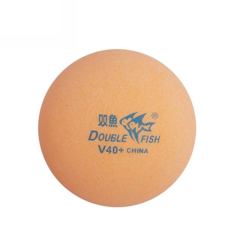 Pisces no -star yellow and white table tennis wings V40+polymer with sewing ball ABS training 10/box
