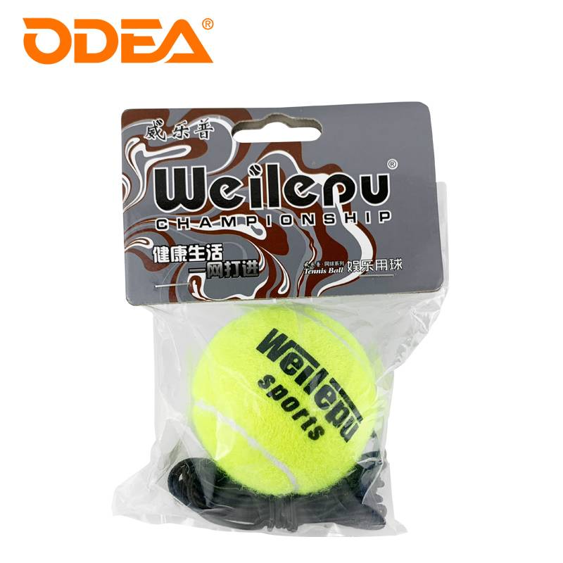 Odil tennis training device with line scholar training device single person with rope back bomb set training ball elastic rope