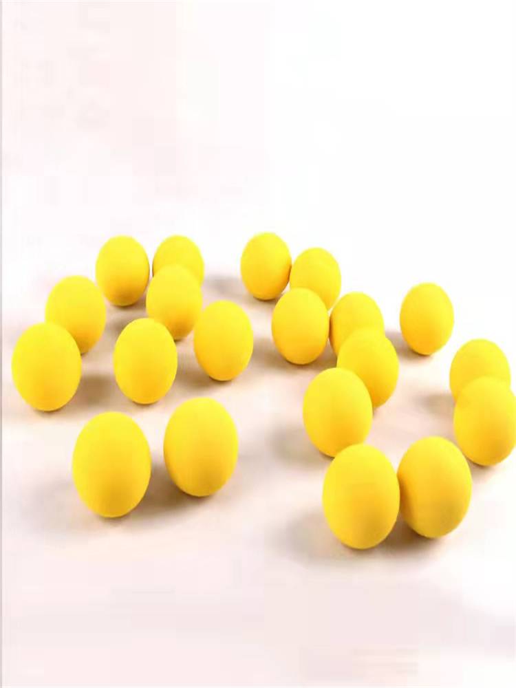 Toy -type tennis/baseball two -in -one ball device special yellow EVA ball white pp outdoor sports soft ball